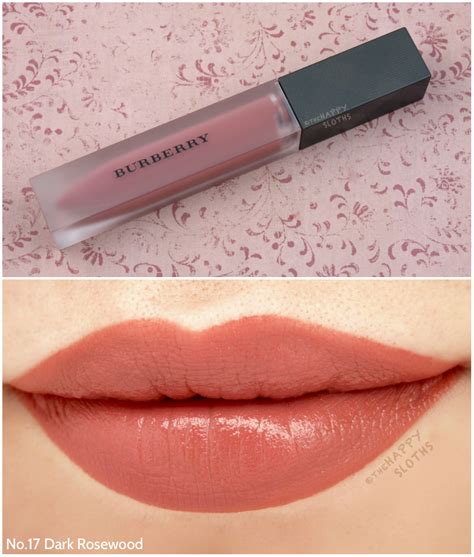 reviews of No. 17 Dark Rosewood, a Burberry Liquid Lip Velvet 